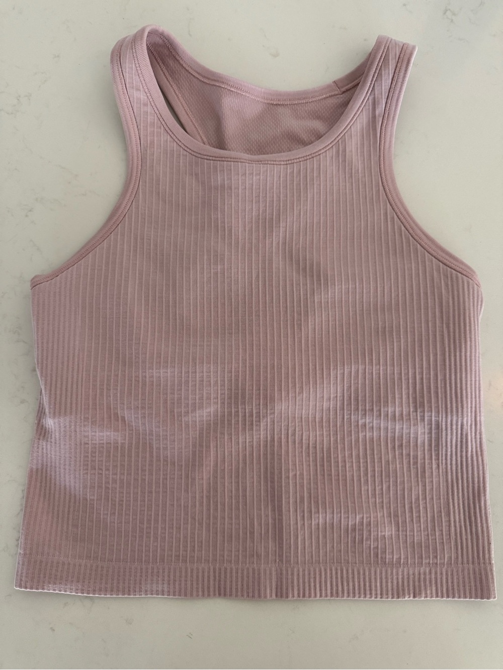 Lululemon Women’s Ebb to Street Ribbed Tank Top - (6) - Pink Haze